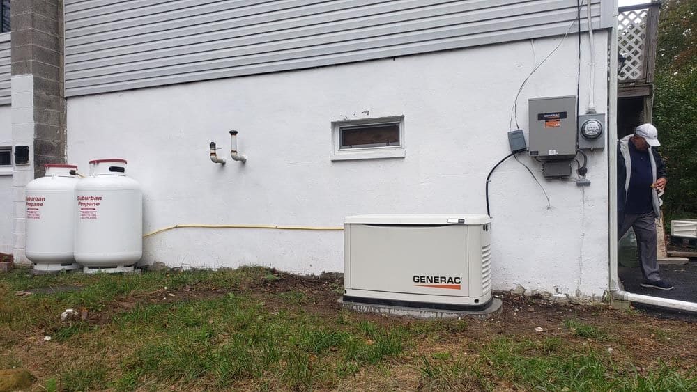 Generac Generator Outside Property