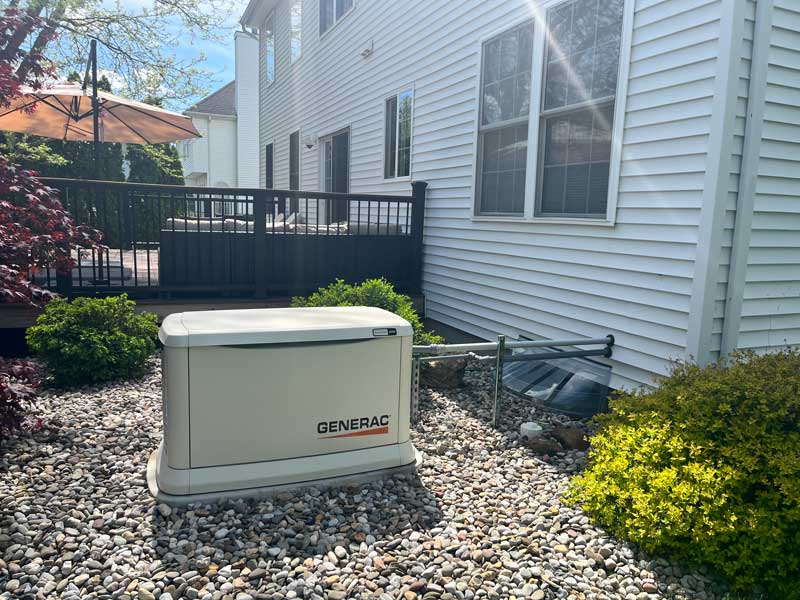 Newly Installed Generac Generator in Blairstown, NJ, by Seidel Electric
