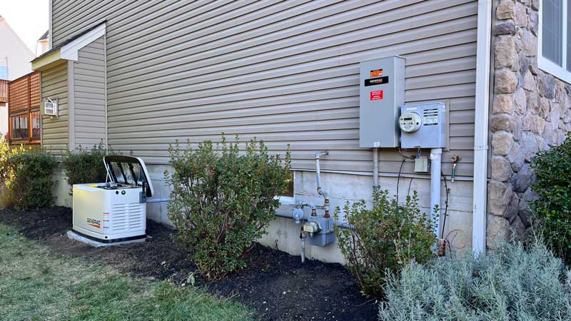 A Water Heater & Generator Highlighting recently Serviced by Seidel Electric