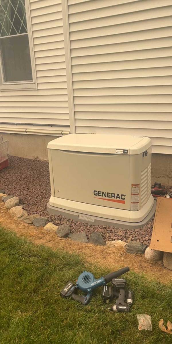A Generator Outside a Residence representing Generator Repair Solutions in Blairstown, NJ