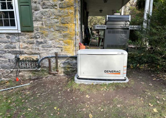 Generac Generator Maintenance Is in Progress in Blairstown, NJ