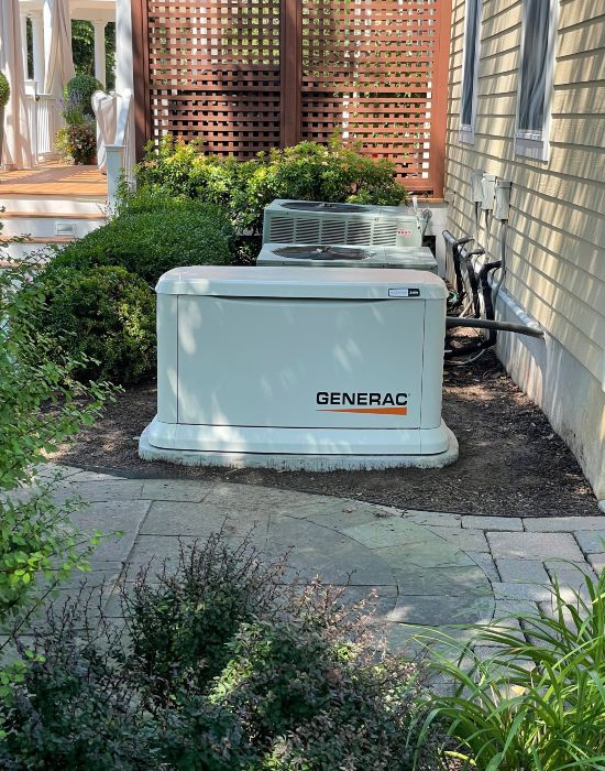 Emergency backup generator setup for uninterrupted power supply during outages Seidel Electric
