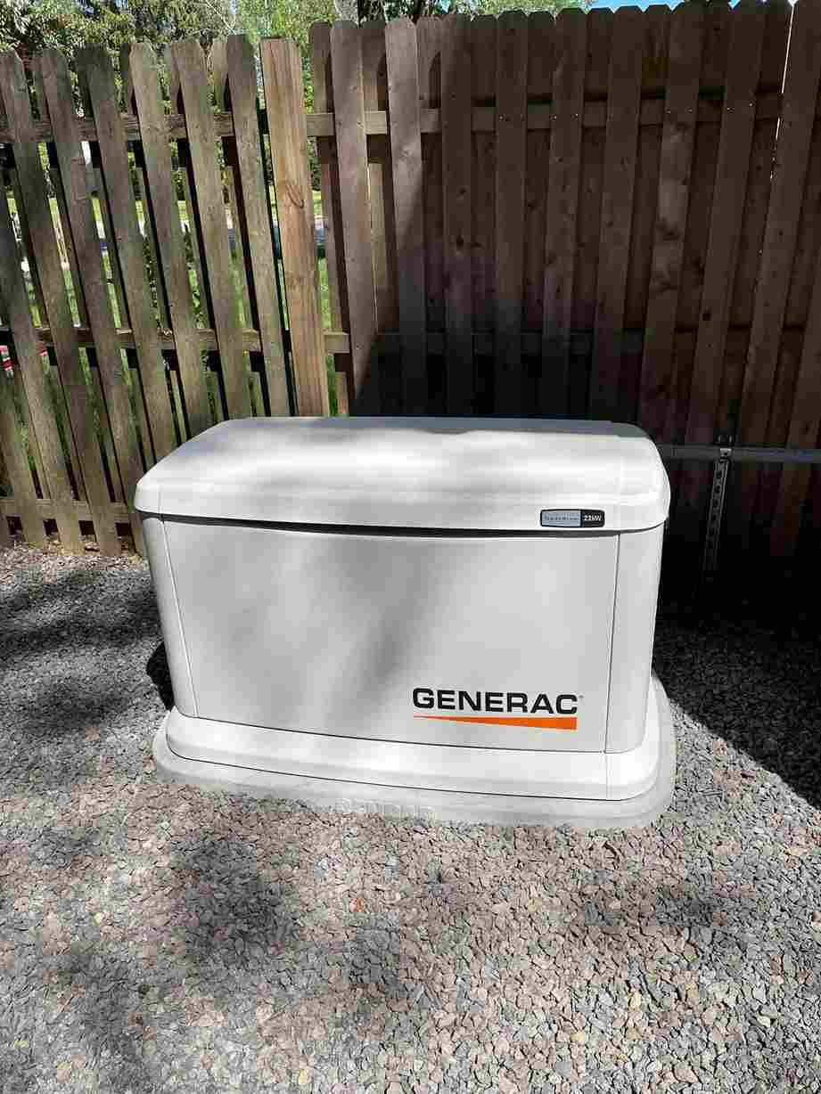 Breaker panel configuration used with a Generac generator setup in Blairtown, NJ