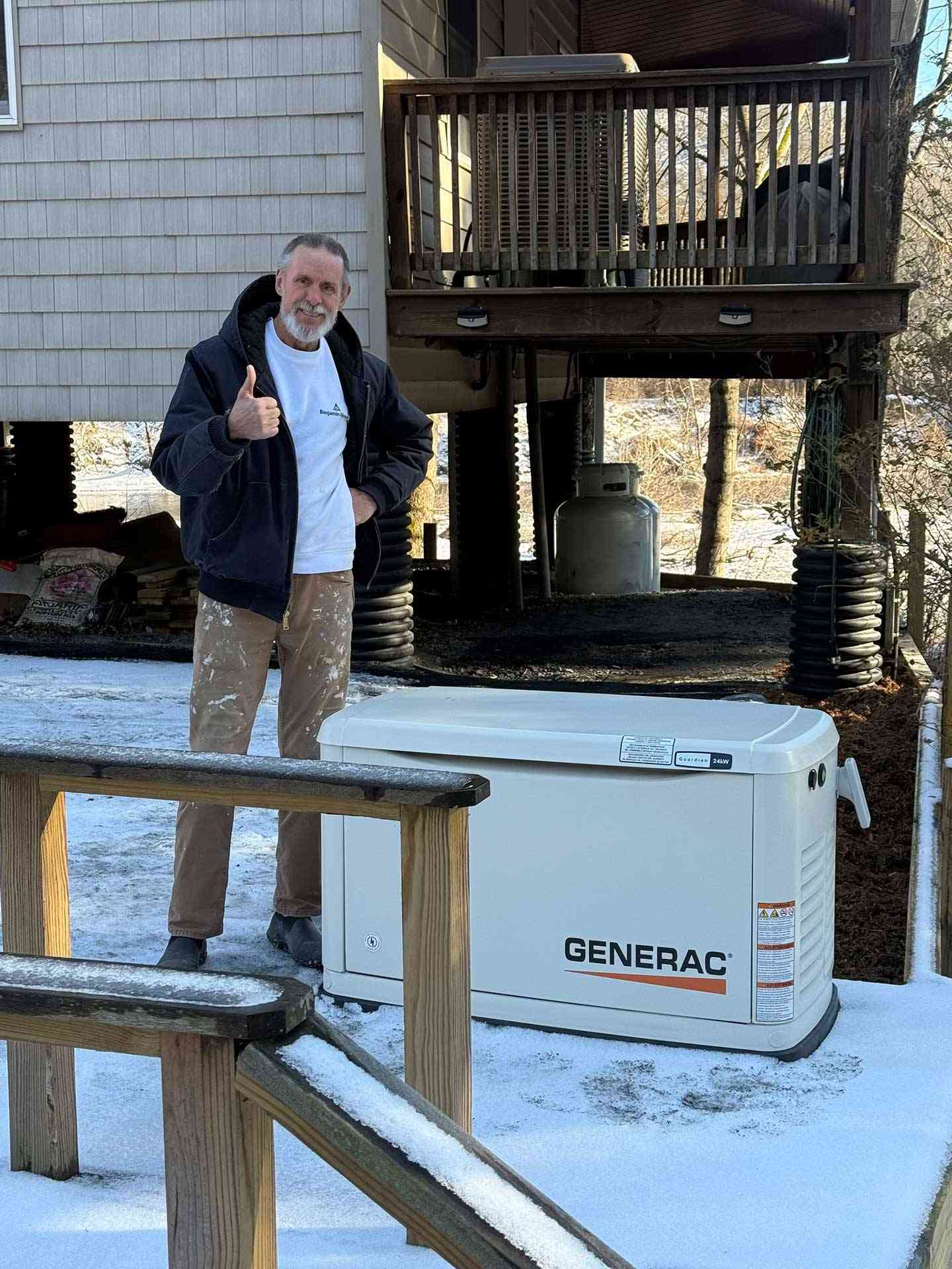 service-testimonial.jpg Happy customer sharing experience with Seidel Electric, Blairstown, NJ