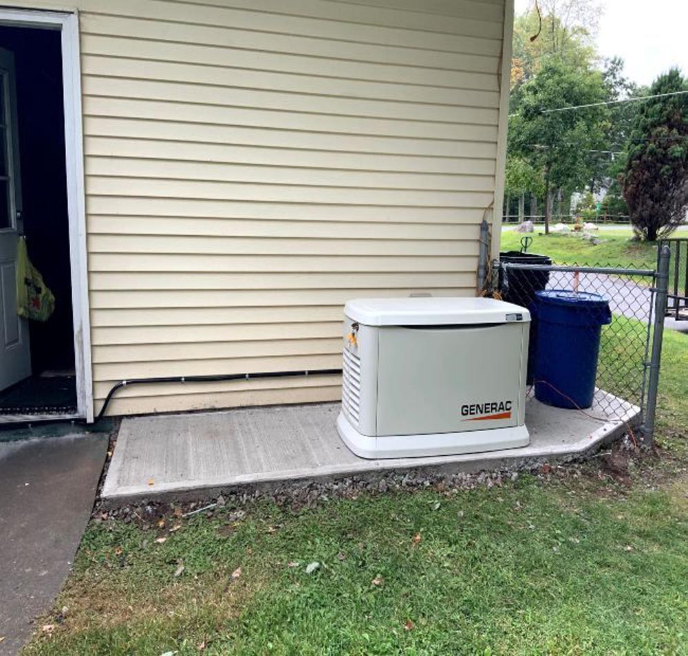 generator outside home