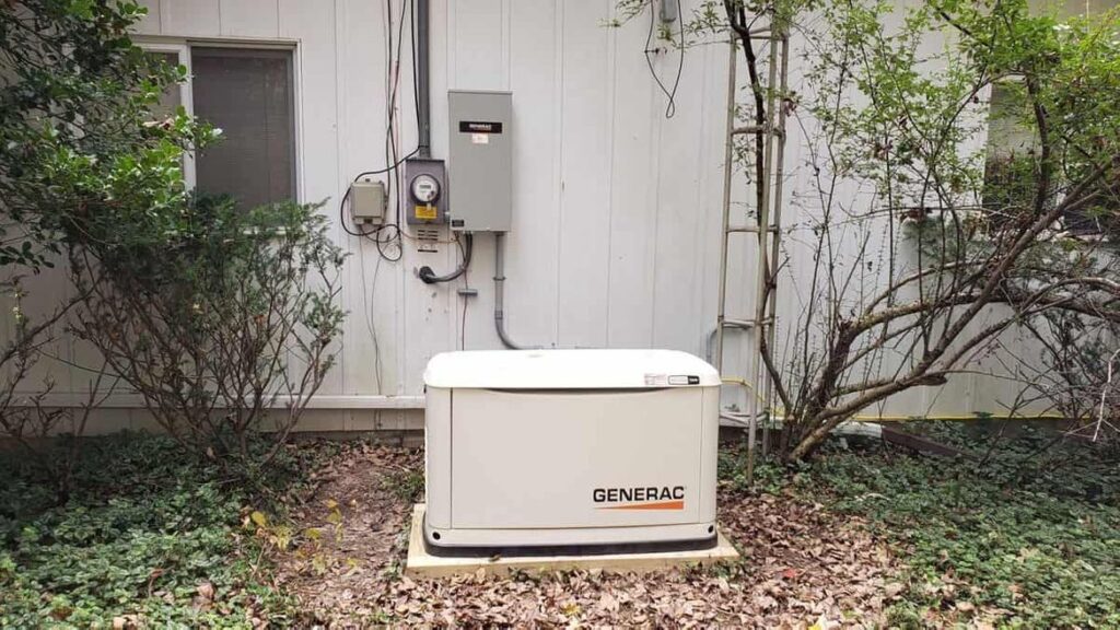 generator outside home
