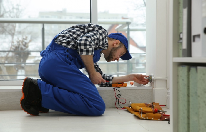 Electrician Renovating a Residential Home in Blairstown, NJ