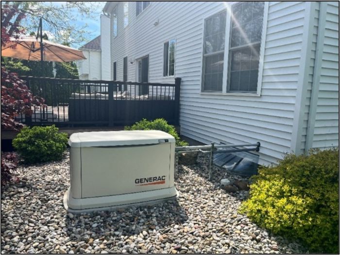 Backup generator ensuring reliable power during outage Seidel Electric