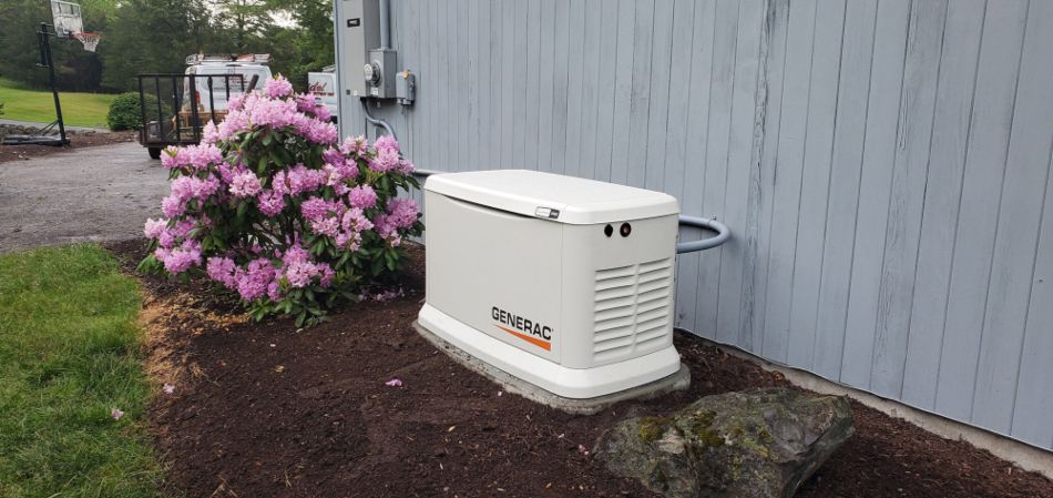 Homeowner investing in Generac generator for backup power Seidel Electric